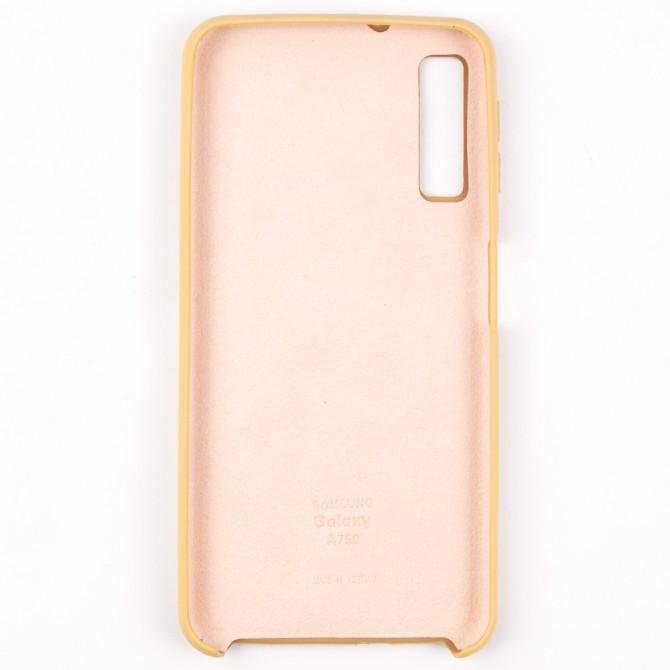 Чехол Soft Case для Samsung A750 Galaxy A7 2018 Золотой-2