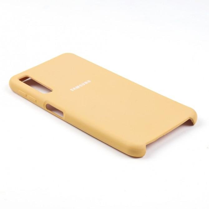 Чехол Soft Case для Samsung A750 Galaxy A7 2018 Золотой-4