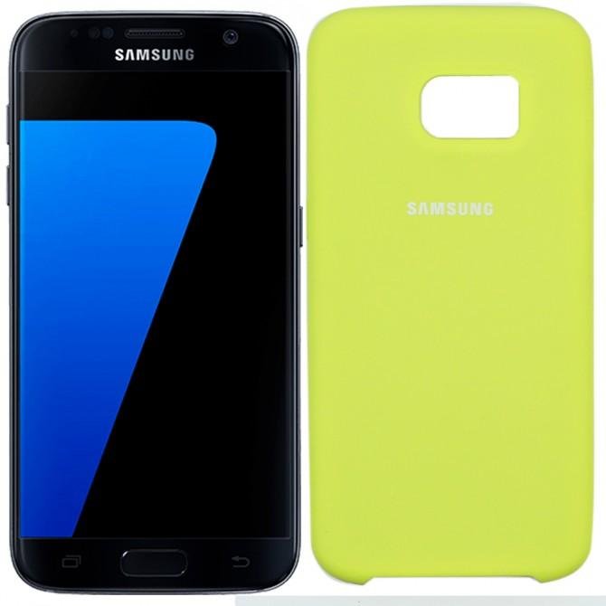 Чехол Soft Case для Samsung G935 Galaxy S7 Edge Светло Зеленый