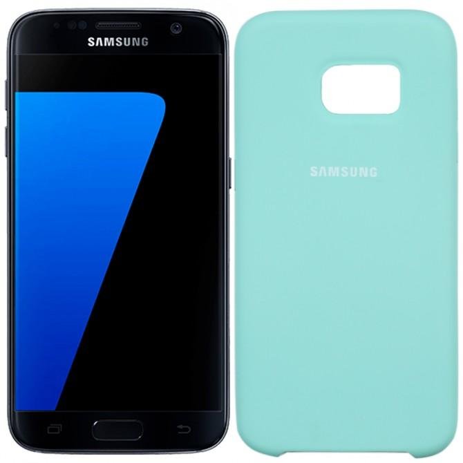 Чехол Soft Case для Samsung G935 Galaxy S7 Edge Мятный