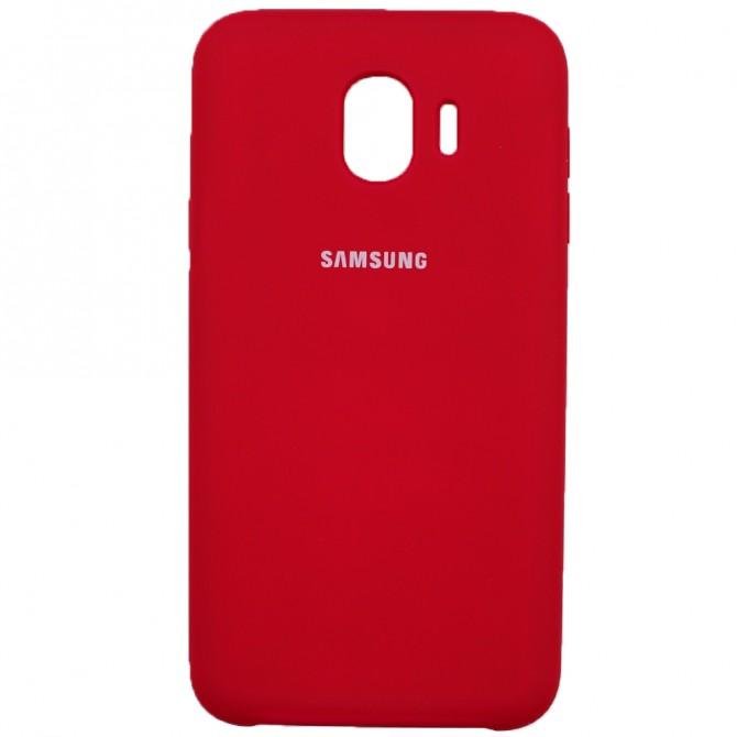 Чехол Soft Case для Samsung J4 2018 Вишневый-1