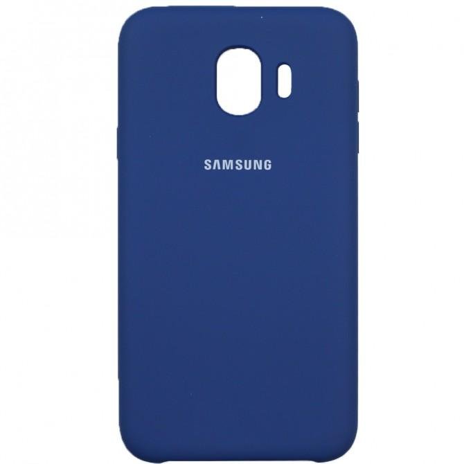 Чехол Soft Case для Samsung J4 2018 Темно Синий-1