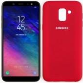 Чехол Soft Case для Samsung J6 2018 Вишневый