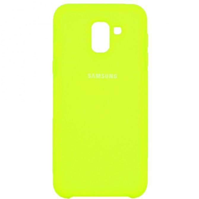 Чехол Soft Case для Samsung J6 2018 Лимонный-1