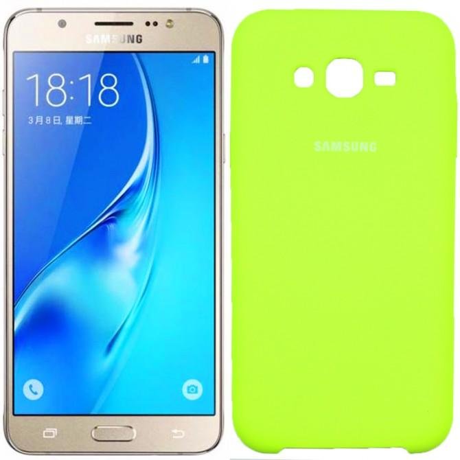 Чехол Soft Case для Samsung J700 (J7) Лимонный