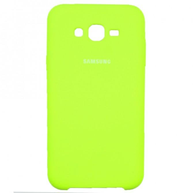 Чехол Soft Case для Samsung J700 (J7) Лимонный-1