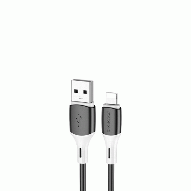 Кабель Borofone BX79 Lightning Black 1m