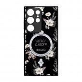 TPU+PC чехол Secret Garden with MagSafe для Samsung Galaxy S24 FE Black