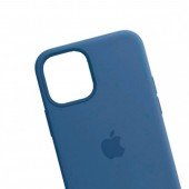 Оригинальный силиконовый чехол для iPhone 14 Pro Deep Lake Blue FULL Оригинальный силиконовый чехол для iPhone 14 Pro Deep Lake Blue FULL