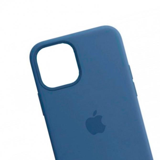 Оригинальный силиконовый чехол для iPhone 14 Pro Deep Lake Blue FULL-2
