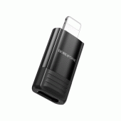 Адаптер Borofone BV18 Lightning (male) to Type-C (female) Black Адаптер Borofone BV18 Lightning (male) to Type-C (female) Black