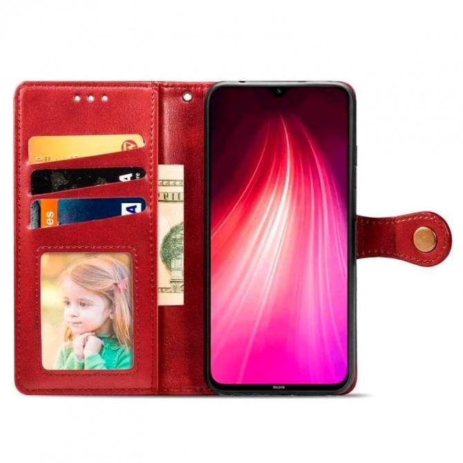 Чехол-книжка GETMAN Gallant for Samsung M34 5G Red-1
