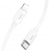 Кабель Hoco X87 Magic Silicone PD Type-C to Lightning White 1m