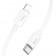 Кабель Hoco X87 Magic Silicone PD Type-C to Lightning White 1m