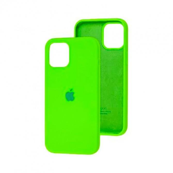 Оригинальный силиконовый чехол для iPhone 12 Pro Max Салатовый