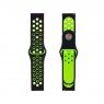 Ремінець універсальний 20mm N Sport для Samsung/Amazfit/Huawei Black/Light Green