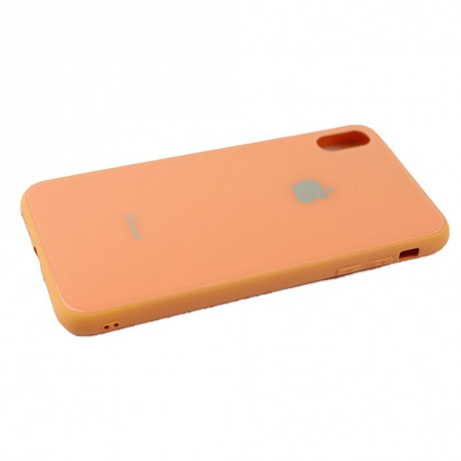 Чохол U-Like Glossy Logo series для iPhone Xs Peach-4