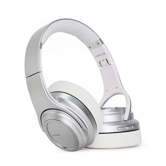 Stereo Bluetooth навушники Crown CMBH-5050 Silver