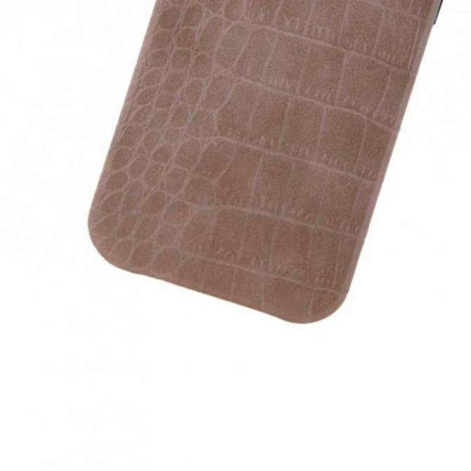 Чехол Leather Croc Case для Apple Iphone 12/12 Pro White Stone-3