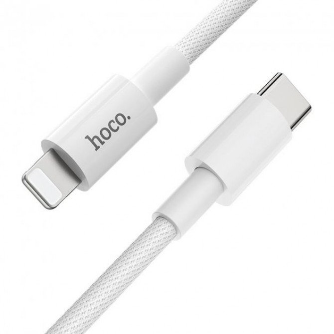 Cable Hoco X56 New Original PD Type-C to Lightning White 1m-1