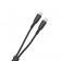 Кабель XO NBQ248B Type-C to Type-C Silicone 60W 1m Black