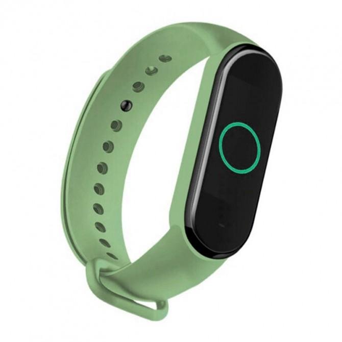 Ремешок для браслета Mi Band 5/6 (Silicon) Pistachio-1