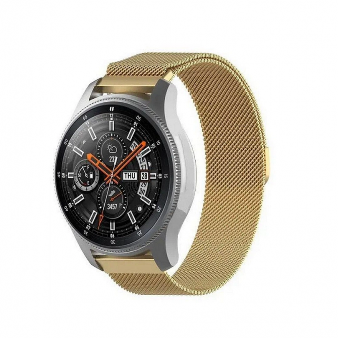 Ремінець універсальний 22mm Milanese Old gold