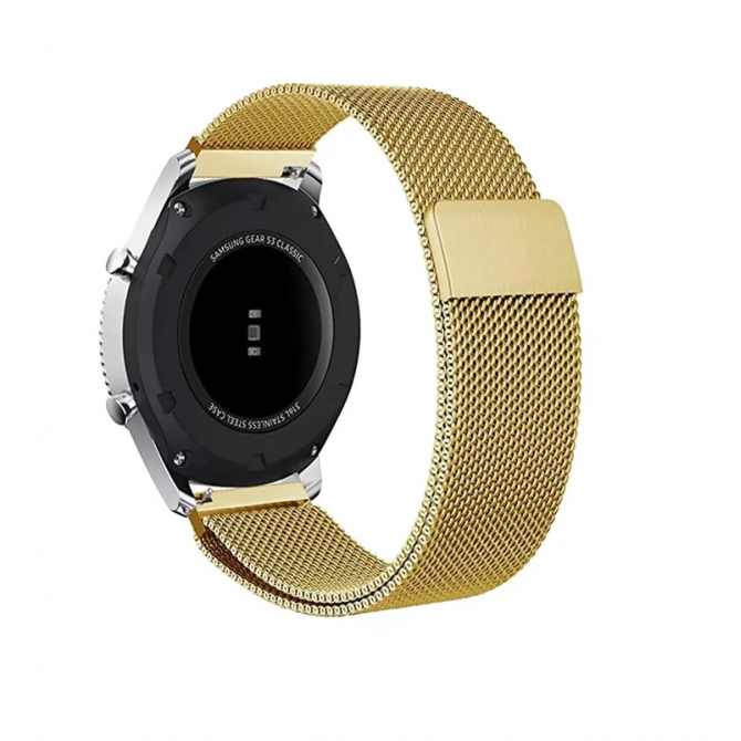 Ремінець універсальний 22mm Milanese Old gold-1