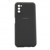 Чехол Original Soft Case Samsung A037 Galaxy A03s Темно Серый FULL