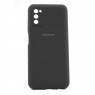 Чехол Original Soft Case Samsung A037 Galaxy A03s Темно Серый FULL