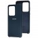 Чехол Original Soft Case Samsung G988 Galaxy S20 Ultra Темно Синий FULL