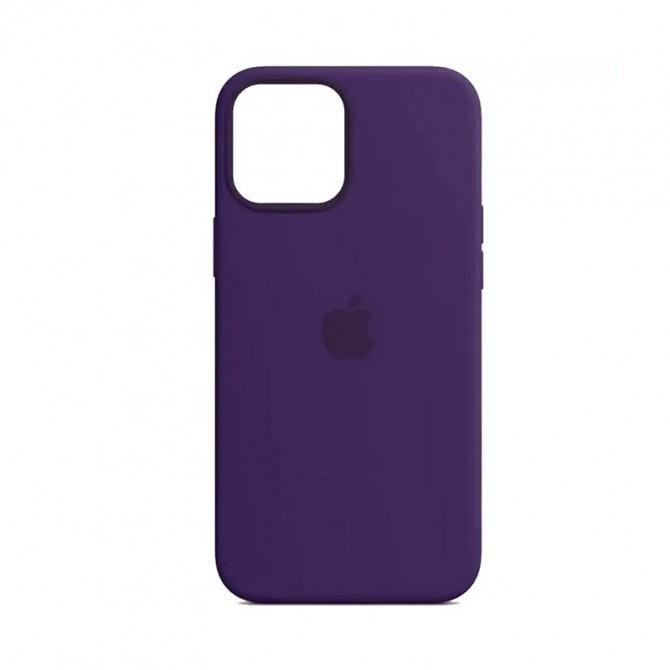 Кожаный чехол Leather Case (AA Plus) with MagSafe для Apple iPhone 14 (6.1'') Violet