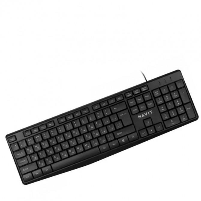 Клавиатура Havit HV-KB206-BK, Wired USB, black