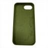 Силиконовый чехол для iPhone 16e Dark Olive FULL