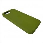 Силиконовый чехол для iPhone 16e Dark Olive FULL