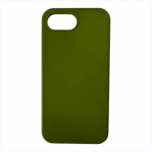Силиконовый чехол для iPhone 16e Dark Olive FULL