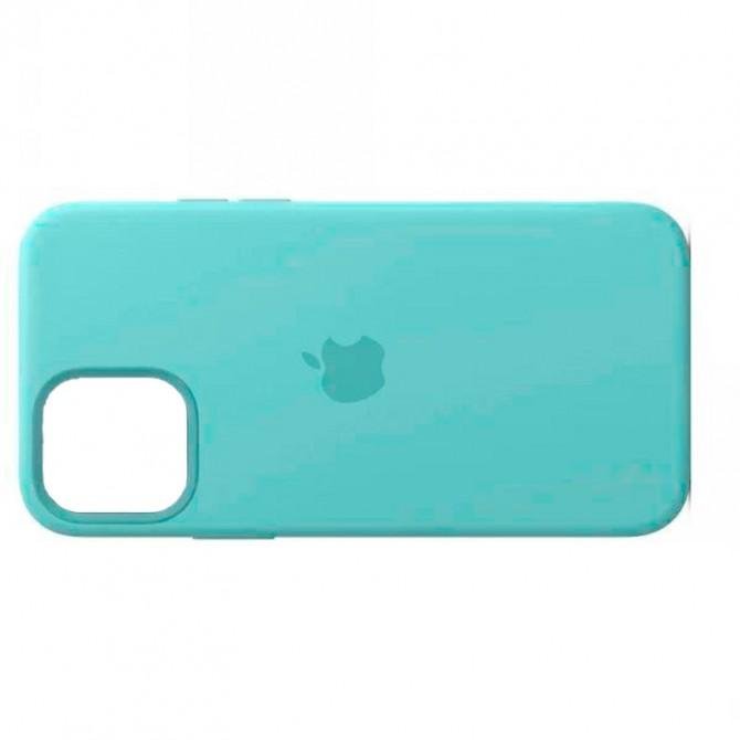 Оригинальный силиконовый чехол для iPhone 11 Pro Max Бирюзовый FULL-3