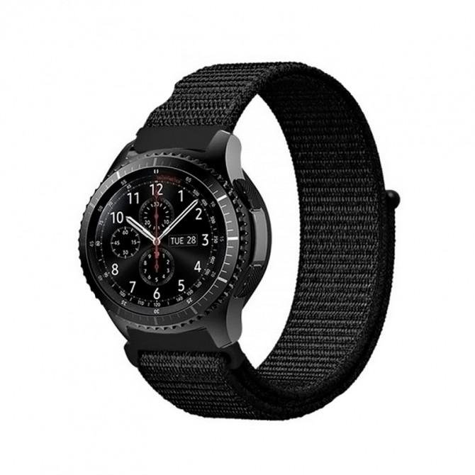 Ремінець універсальний 22mm Nylon Loop Black-1