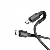 Кабель Hoco X71 Especial Type-C to Type-C 60W Black Кабель Hoco X71 Especial Type-C to Type-C 60W Black