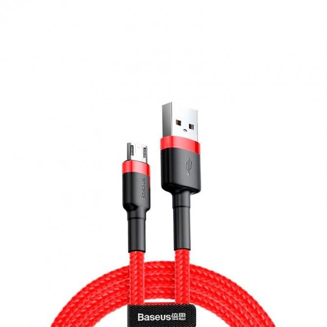 Кабель Baseus Cafule MicroUSB (CAMKLF-B09) Red 1m