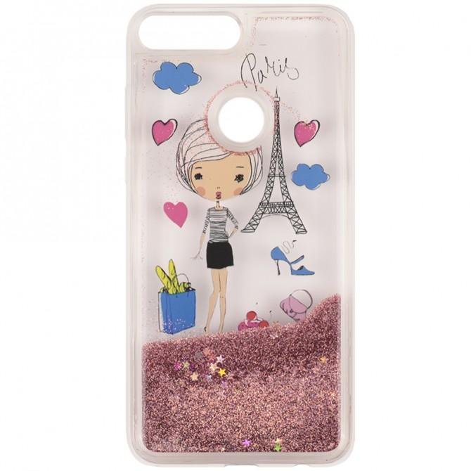 Чохол U-Like Aqua Case для Huawei Y6 Prime 2018 Леді-1