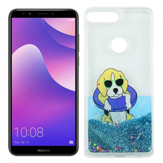 Чехол U-Like Aqua Case для Huawei Y7 Prime 2018 Puppy