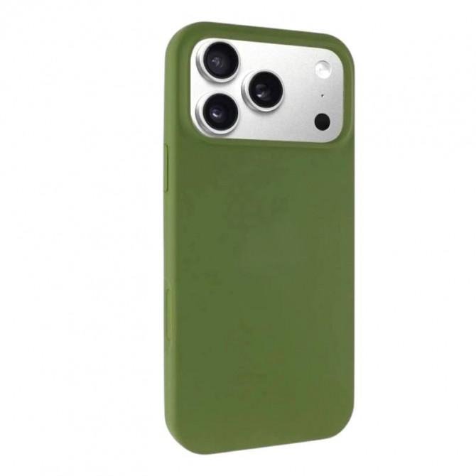 Силіконовий чохол для iPhone 17 Pro Max Dark Olive FULL (NO LOGO)-1
