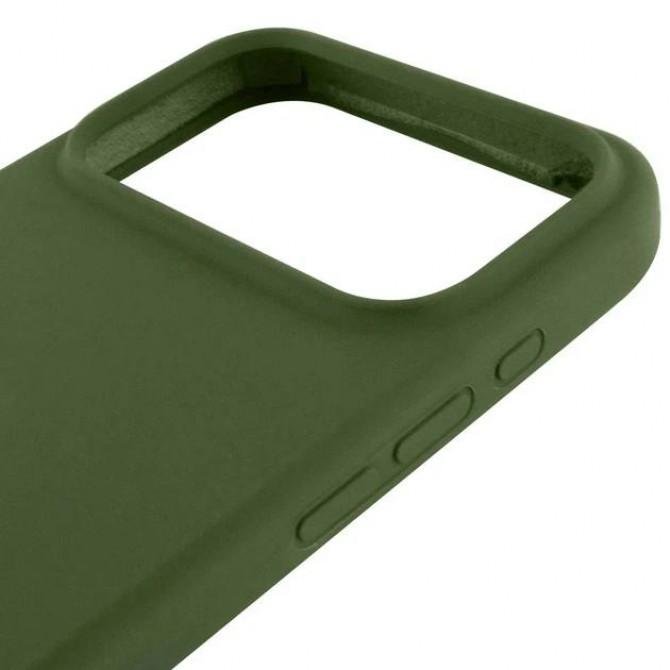 Силіконовий чохол для iPhone 17 Pro Max Dark Olive FULL (NO LOGO)-3