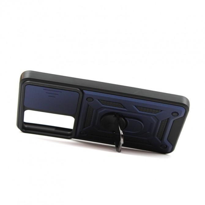 Чехол HONOR Hard Defence Series Xiaomi 12T/12T Pro Blue (with Camshield and magnet)-3