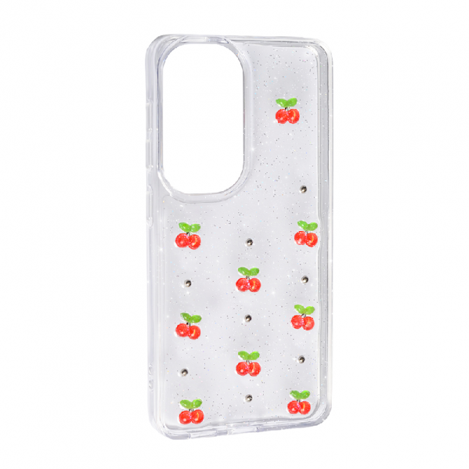 Накладка GLUE CASE HIT Samsung A37 Cherry