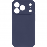 Силиконовый чехол для iPhone 17 Pro Midnight Blue FULL (NO LOGO)
