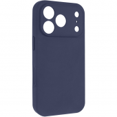 Силиконовый чехол для iPhone 17 Pro Midnight Blue FULL (NO LOGO)