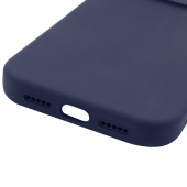 Силиконовый чехол для iPhone 17 Pro Midnight Blue FULL (NO LOGO)