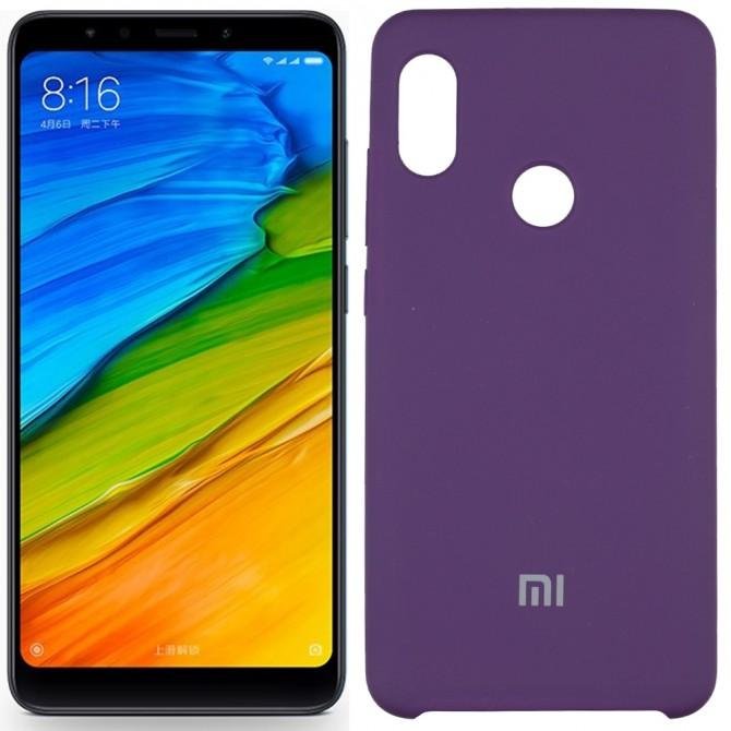 Чехол Soft Case для Xiaomi Redmi Note 5 Pro Фиолетовый